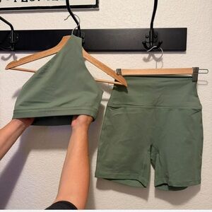 SET Active Olive Bike Shorts